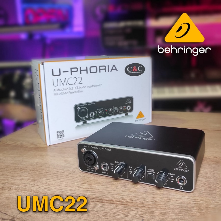 Interfaz de Audio Behringer UMC22