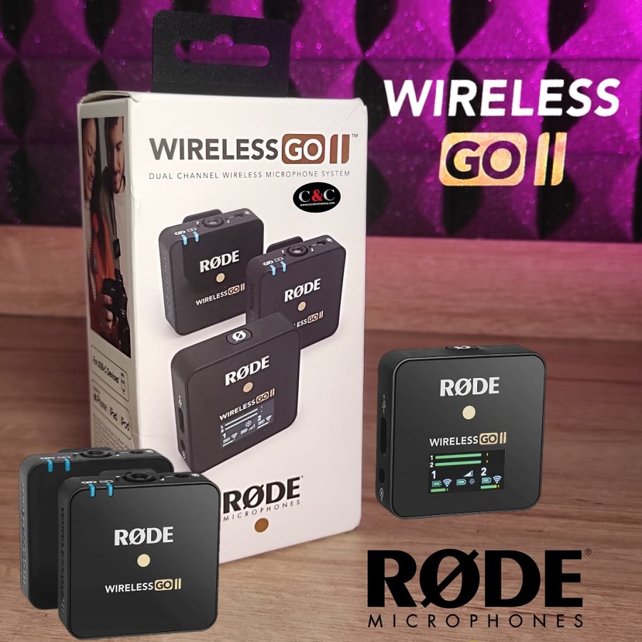 Rode Wireless GO II 2-Person Sistema de micrófonos inalámbricos