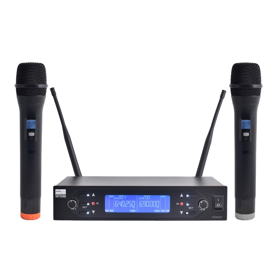 Sistema 2 Micrófonos Inalámbricos UHF AudioPro®